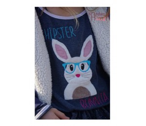 Stickdatei - Hipster Bunnita